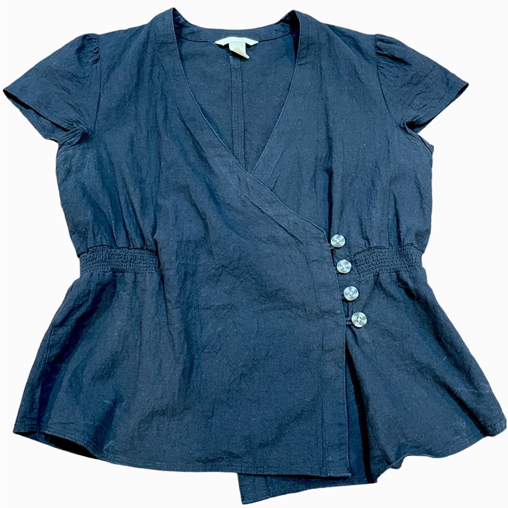 H&M Deep V-neck Blouse